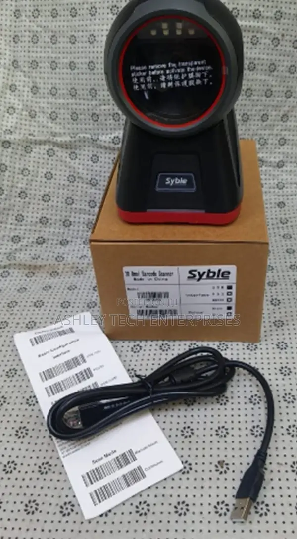 New Xb-8602 Fixed Table Barcode Reader – Hands-Free Scanner