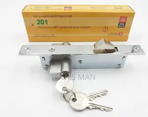 Kac Kilit 201 Mortise Lock - 20mm Hook Deadbolt for Sliding Doors