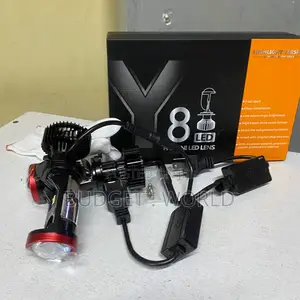 Y8 H4 High Brightness Led Bulbs With Mini Projector Lens Technology
