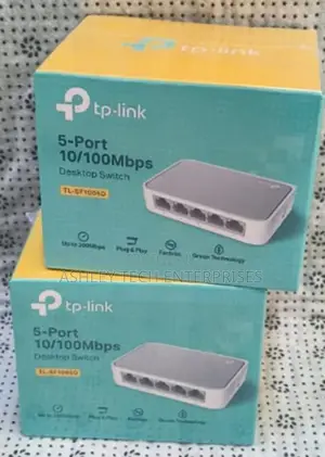 New 5-port Fast Network Switch – Tp-link Tl-sf1005d