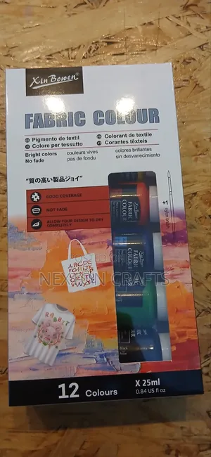 Fabric Paints 12 Colors