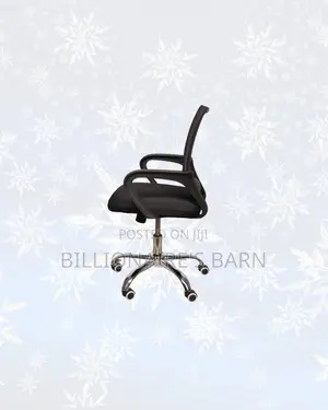 Stylish Mesh Office Chair Ergonomic Fabric Seat With Lumbar Support