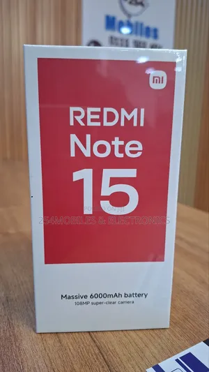 New Xiaomi Redmi Note 15 128 GB Black
