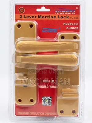 Momeni Keyless Bathroom Mortise Lock Fq-003 – Gold Privacy Door Handle