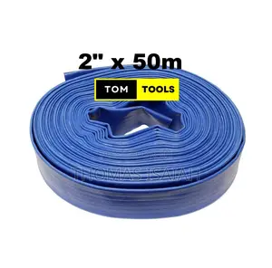 2 Inch X 50m Uncoupled Water PVC Delivery Hose Pipe
