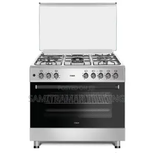 Mst9041wef10hi Mika Standing Cooker, 90x60cm, 4 Gas (1wok)+1hot Plate