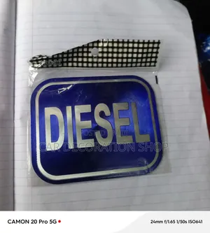 Blue Diesel Fuel Tank Stickers Sigb