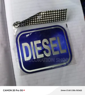 Diesel Waterproof Fuel Tank Stickers Prevent Fuel Cross Contamination