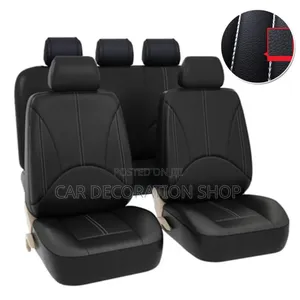 Easy to Clean by Wiping Leather Seat Covers in Different Colors