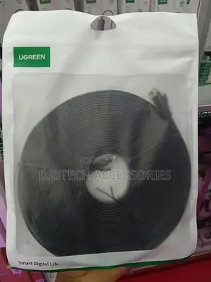 Ugreen Flat Lan Ethernet Cat. 6 Cable 10m Black (Nw102)
