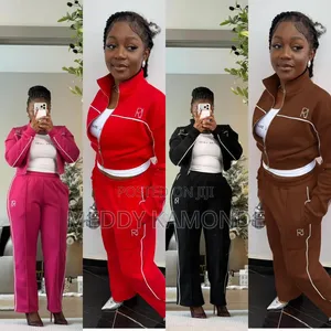 3pc Set Maroon Tracksuit/Sets