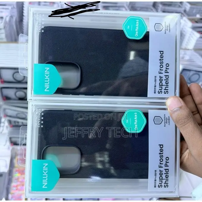 Oneplus Ace 6 Nilkin Super Frosted Shield Case - Black