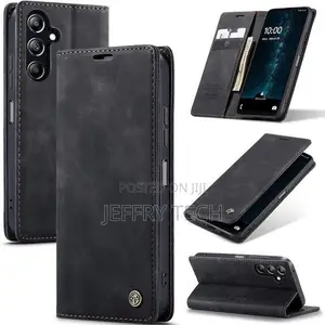 Samsung Galaxy A35 5g Wallet Case - Black, Pu Leather, Shock-Proof, Ki