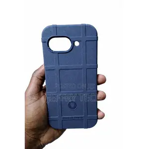 Google Pixel 8a Rugged Shield Case – Heavy Duty Grip (Navy Blue)