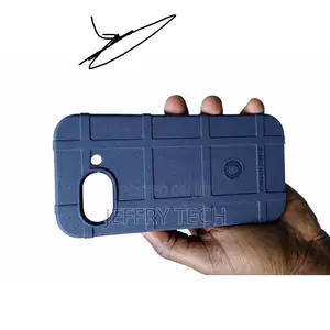 Google Pixel 8a Rugged Shield Case – Heavy Duty Grip (Navy Blue)