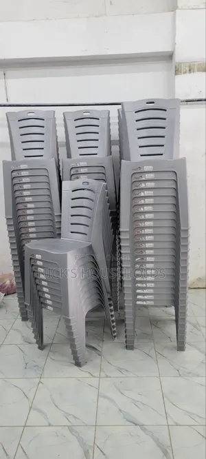 Gray Armless Plastic Chairs/ Modern Plastic Chair