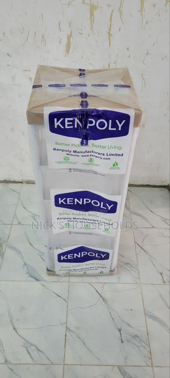 Kenpoly 5 Racks Drawer_ Quality Plastic Drawers