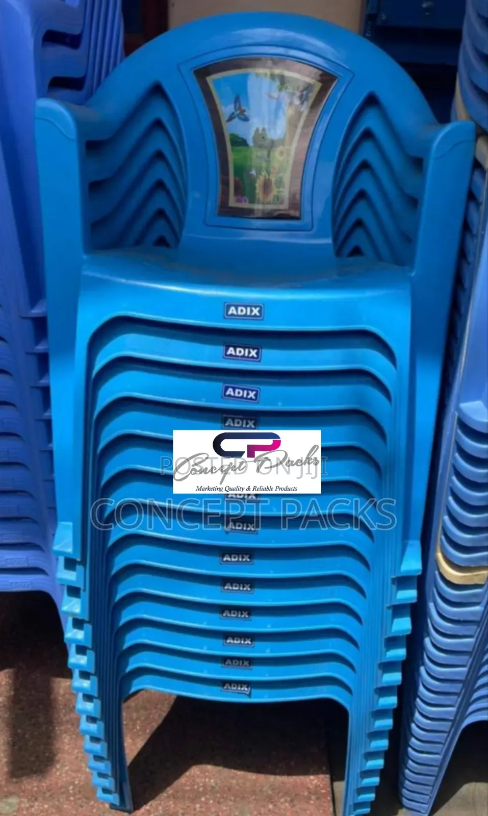 Adix Printed Plastic Chair