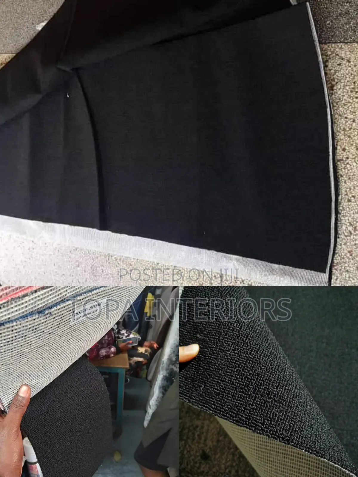 Black Wall to Wall Carpets for Office Floor Insulation