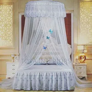 White Polyester Round Mosquito Net
