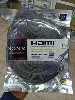 Sony 10-Meter High-Speed Flat Hdmi Cable With Ethernet Capability.