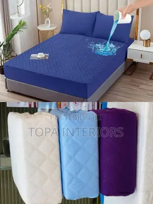 6x6 Bed Waterproof Mattress Protectors With Fitted Deep Pocket Design