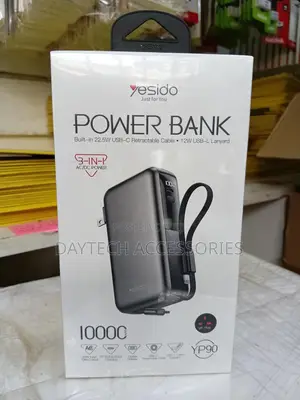 This Is a Yesido Yp90 10000mah 22.5w Fast Charging Power Bank