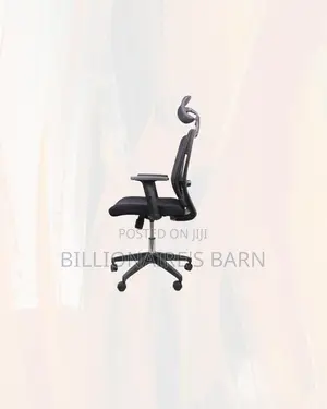 Durable Mesh Office Chair Ergonomic Headrest With Nylon Base Now In