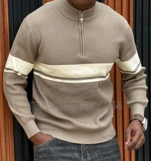 Quality Casual Designer Fleech Quarter Zip Sweatshirt for Men