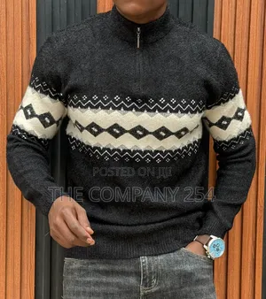 Quality Casual Designer Fleech Quarter Zip Sweatshirt for Men