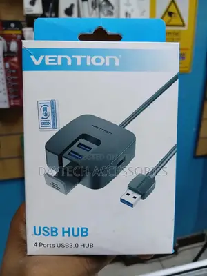 Vention Usb 3.0 4-Port Hub Usb-a 5gbps - Black