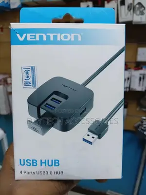 Vention Usb 3.0 4-Port Hub Usb-a 5gbps - Black