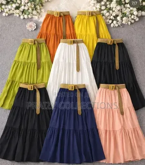 Boho Maxi Linen Skirts