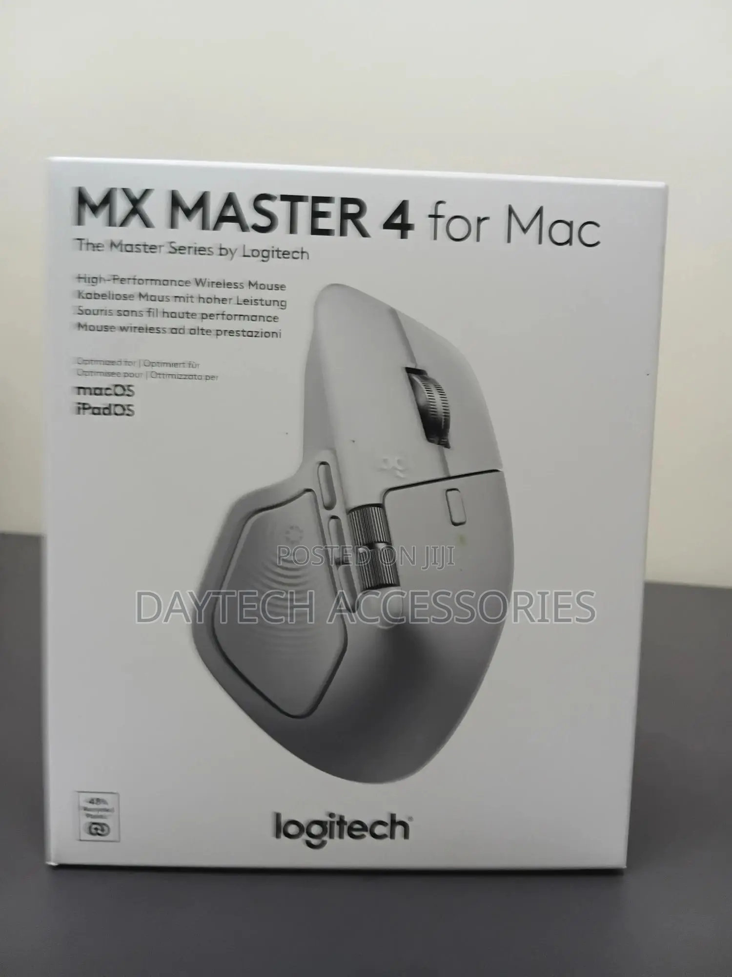 The Logitech Mx Master 4 for Mac - Grey