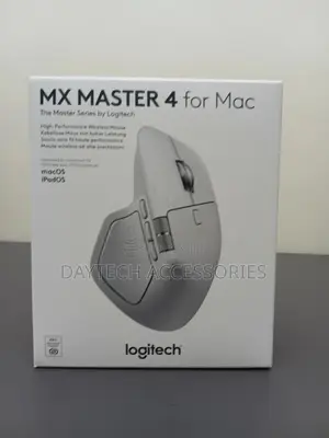 Logitech Mx Master 4 Wireless Mouse for Mac (White Silver)