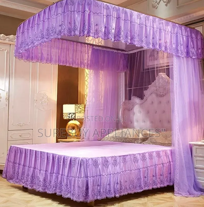 Portable Two Stand Mosquito Net With Smooth Sliding Frame
