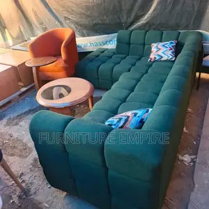 Dark Green L Shaped Bubble Seat