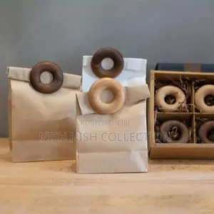 2 Pieces Wooden Food Sealing Clip Donut Sets