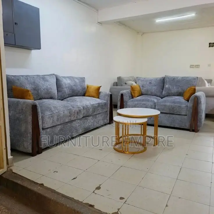 Elegant Grey Sofa