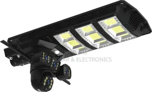 400 W Floodlight CCTV Camera Solar Powered Outdoor Lighting