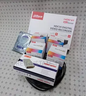 Dahua 4 Channels Smart Dual Colored Cameras Complete Kit