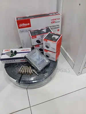 Full Hd (2mp) 4 CCTV Camera 4ch.Full Hd DVR Kit Dahua