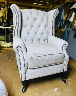 Cream Accent Armchair