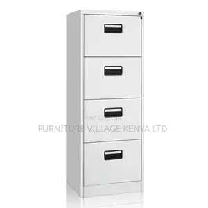 4-Drawer White Gym Metallic Storage Locker