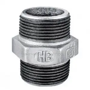 Gi Hex Nipple 1/2"