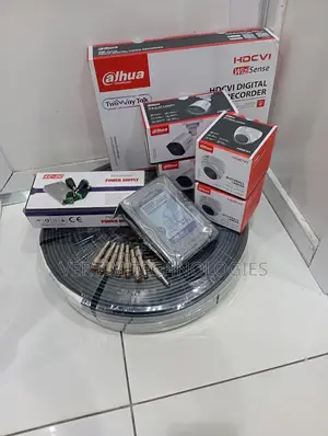 Dahua CCTV 4ch Kit 4 Cameras Hd Surveillance for Home Office