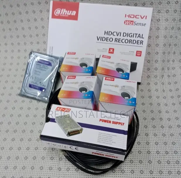 Dahua Smart Dual Light 4 Channel Kit CCTV Cameras