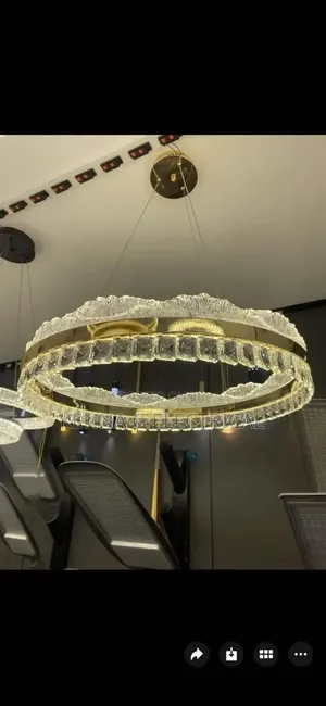 Led Crystal Ring Chandelier