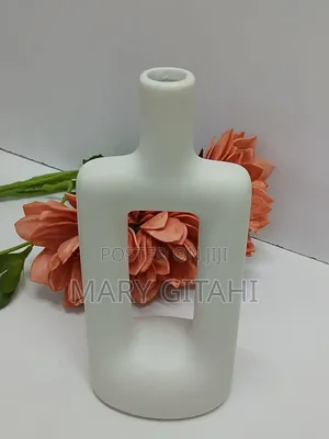 Rectangular Decorative Vase*
White Colour