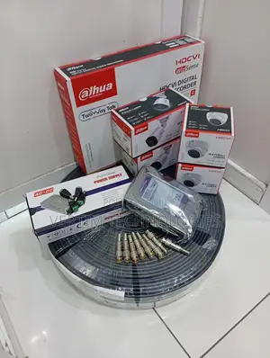 Dahua 4 Camera CCTV Kit With 4ch DVR and Installation Accessories